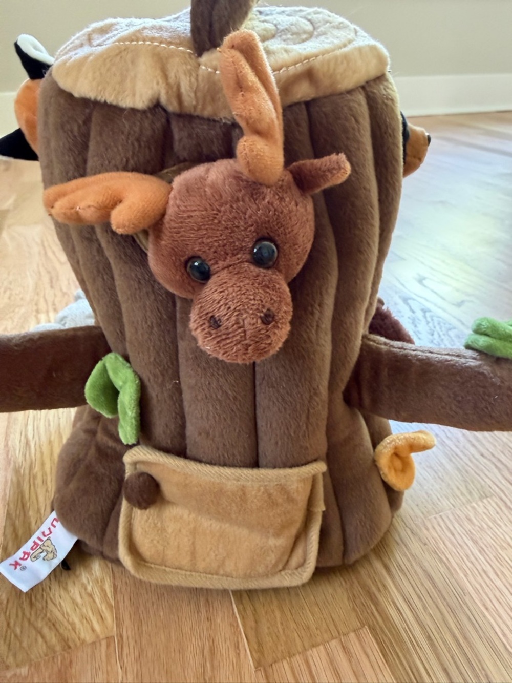 Plush Woodland animals and tree house
